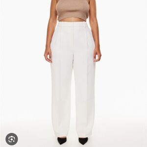 aritzia white trousers